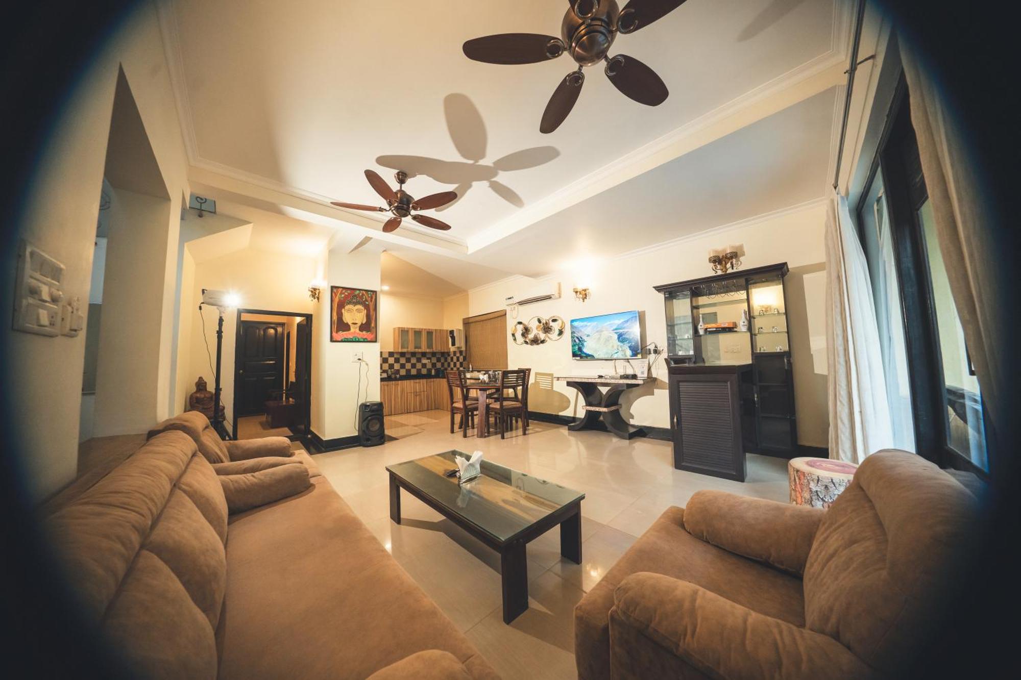 Villa M - Lagoon 4 Calangute 3Bhk Pool Facing, Breakfast Included 果阿旧城 外观 照片