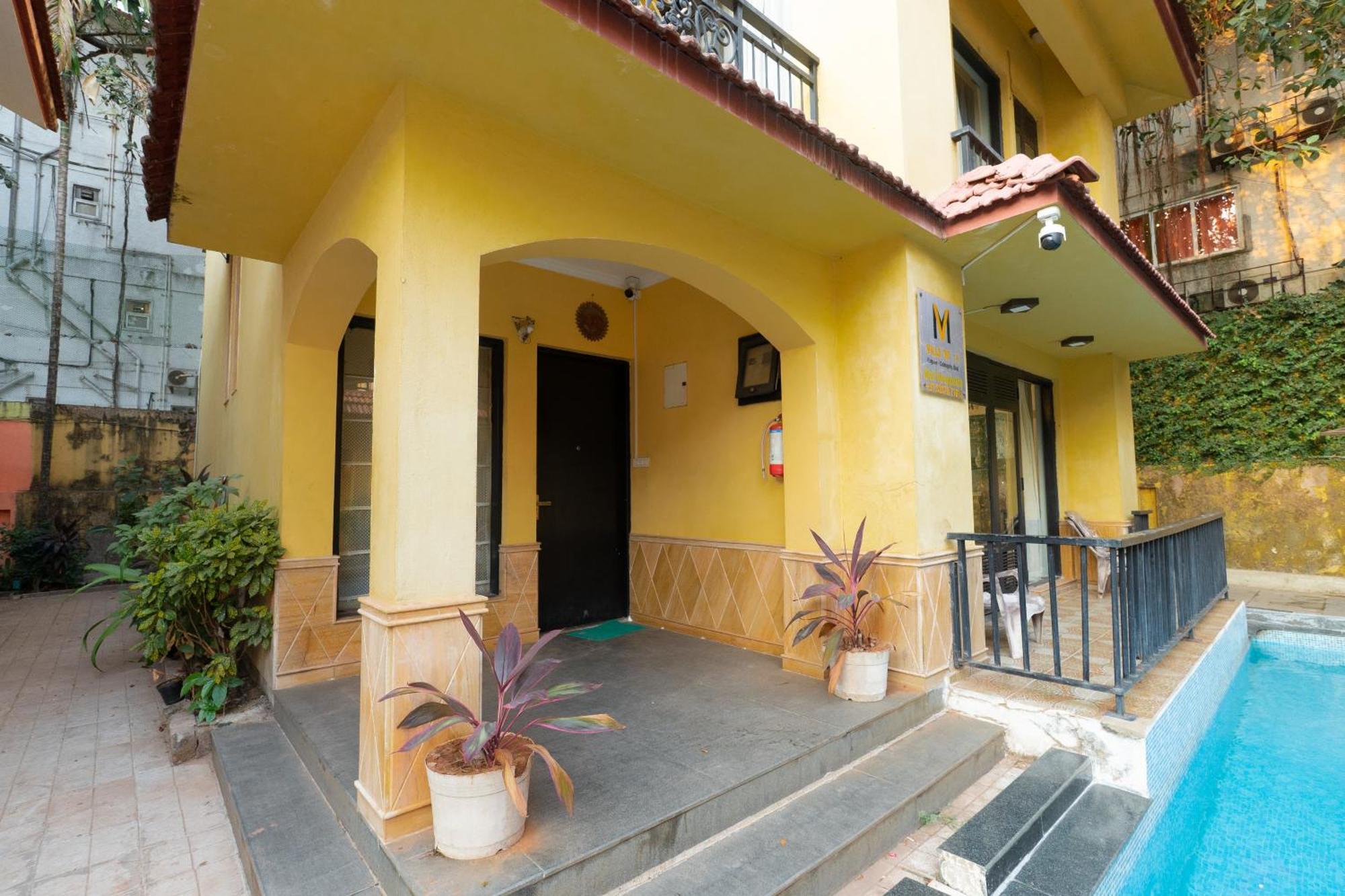 Villa M - Lagoon 4 Calangute 3Bhk Pool Facing, Breakfast Included 果阿旧城 外观 照片