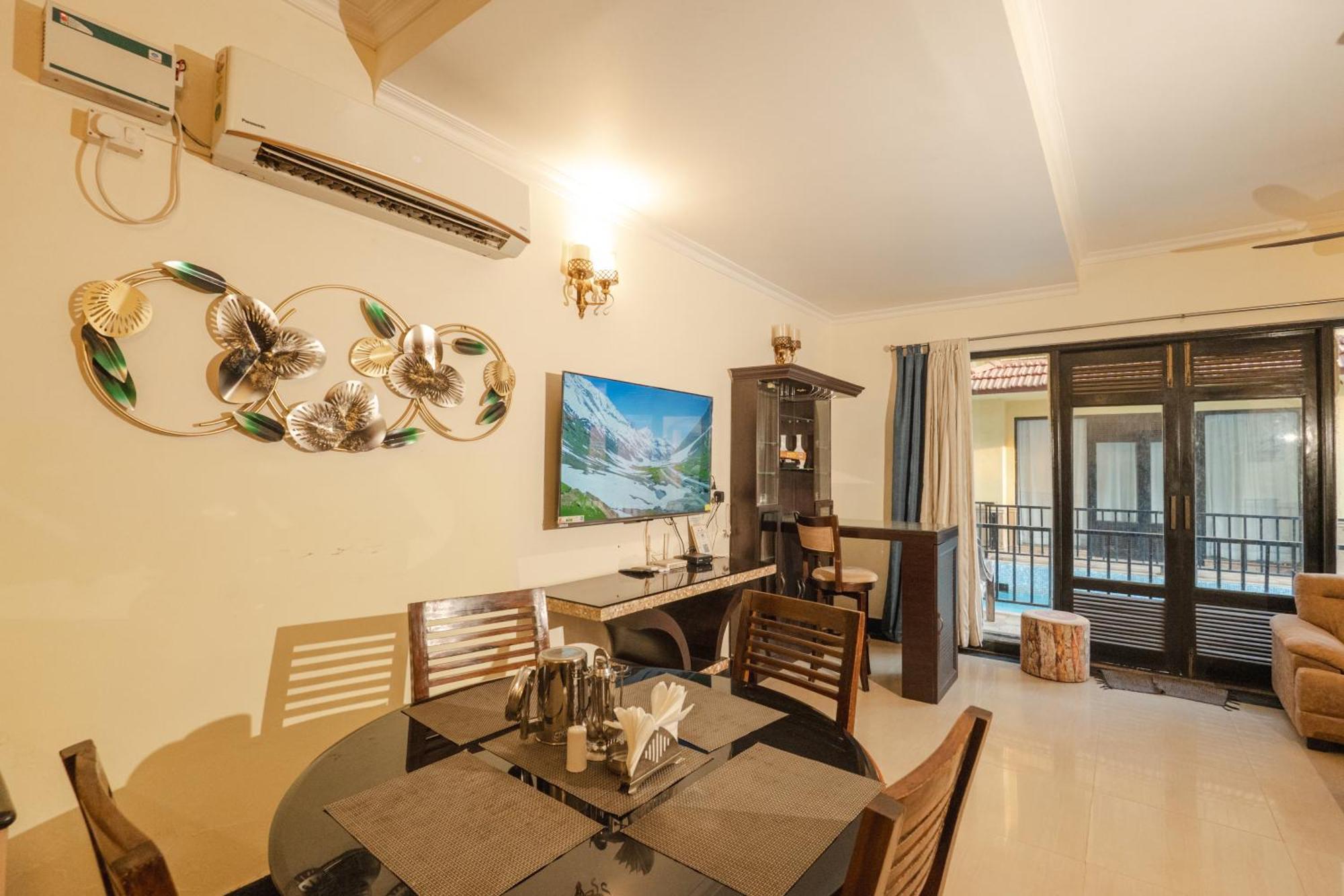 Villa M - Lagoon 4 Calangute 3Bhk Pool Facing, Breakfast Included 果阿旧城 外观 照片