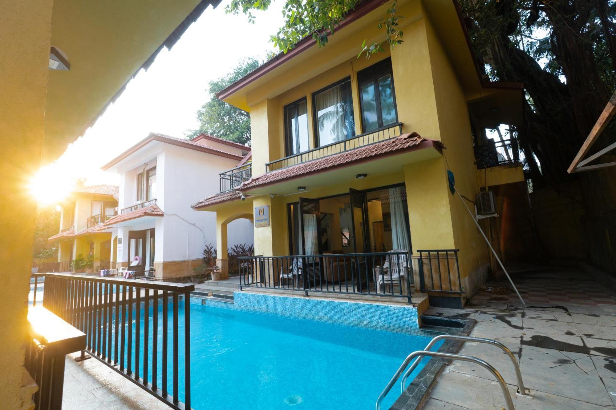 Villa M - Lagoon 4 Calangute 3Bhk Pool Facing, Breakfast Included 果阿旧城 外观 照片