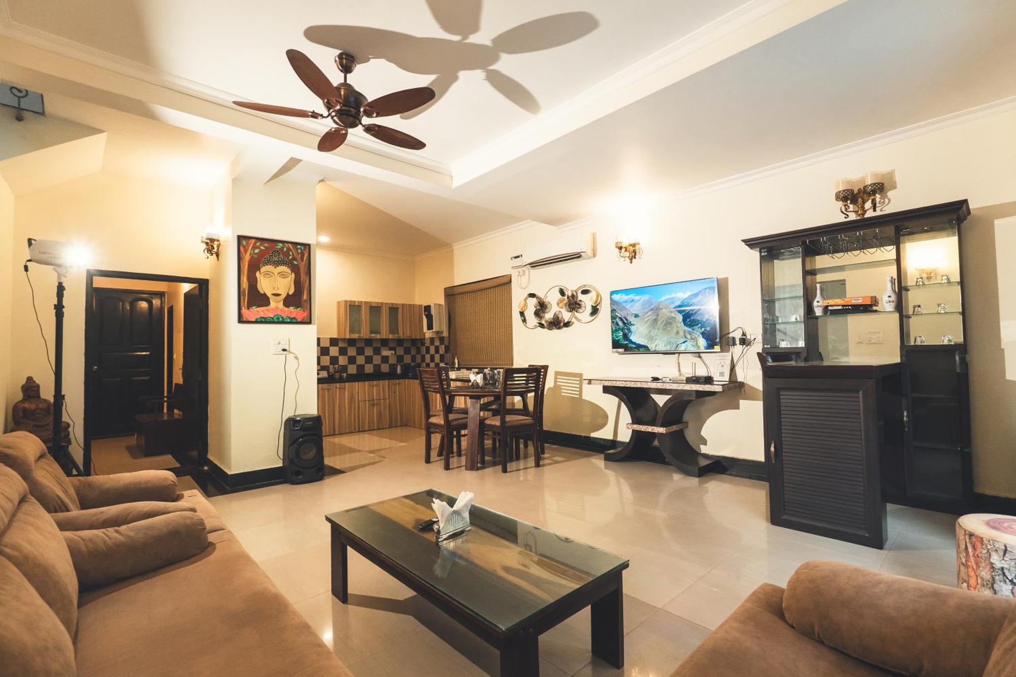 Villa M - Lagoon 4 Calangute 3Bhk Pool Facing, Breakfast Included 果阿旧城 外观 照片